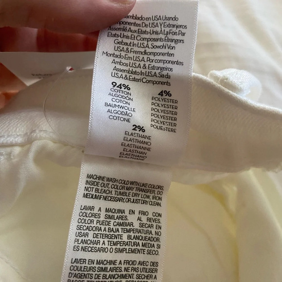 MOTHER Crisp White Cropped Jeans - Picture 14 of 15